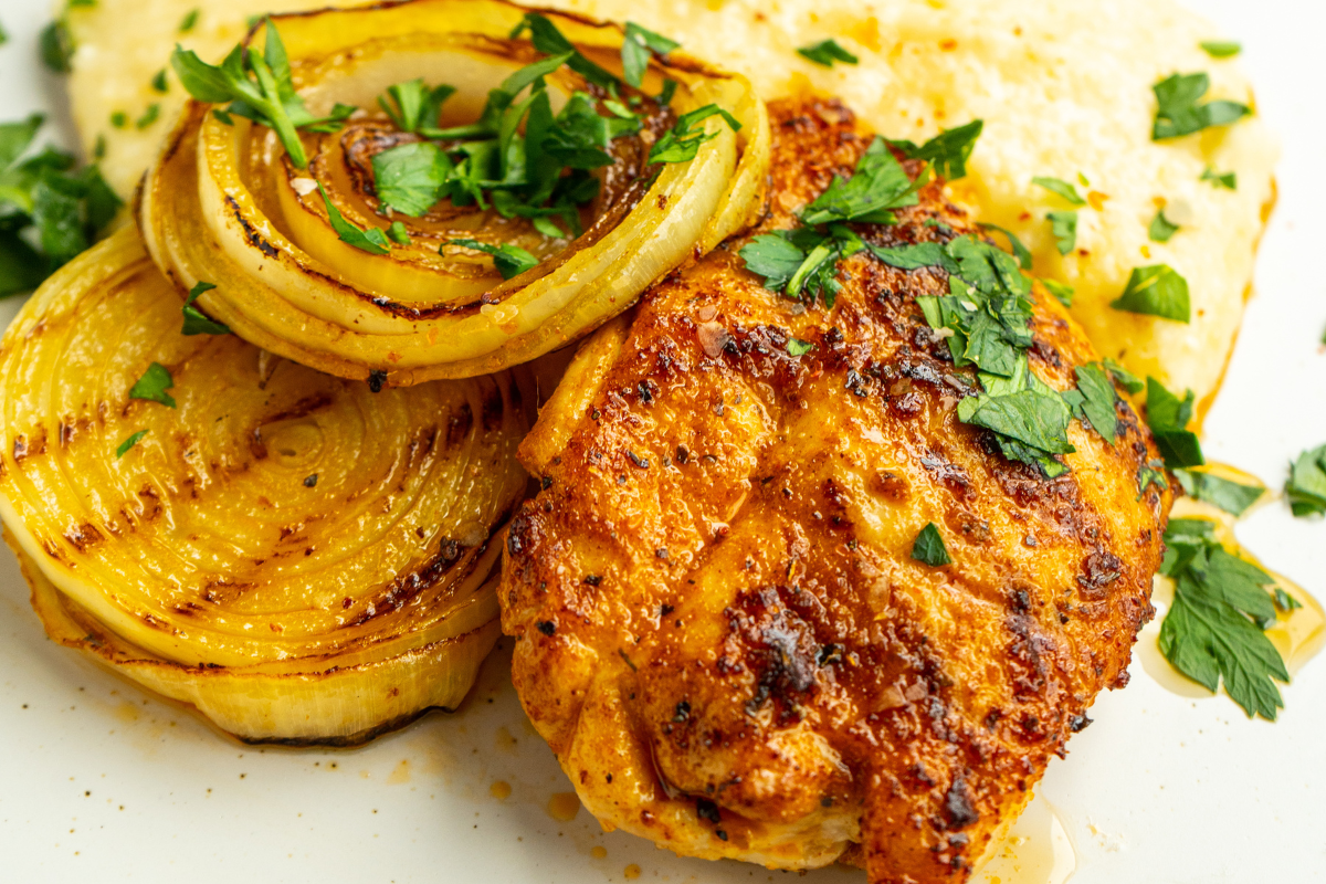 Cajun Chicken & Grits